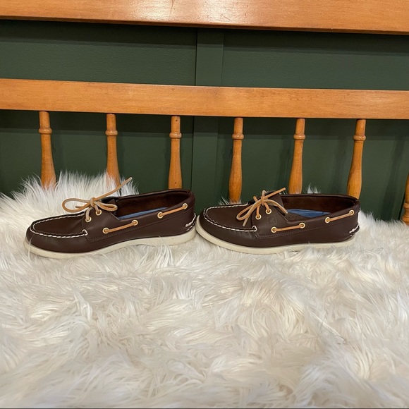 Sperry A/O Leather Boat Shoe - Picture 3 of 13